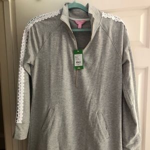 LILLY PULITZER NEW WITH TAGS. Grey Skipper dress